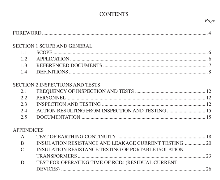 AS NZS 3760 pdf download – In-service safety inspection and testing of electrical equipment