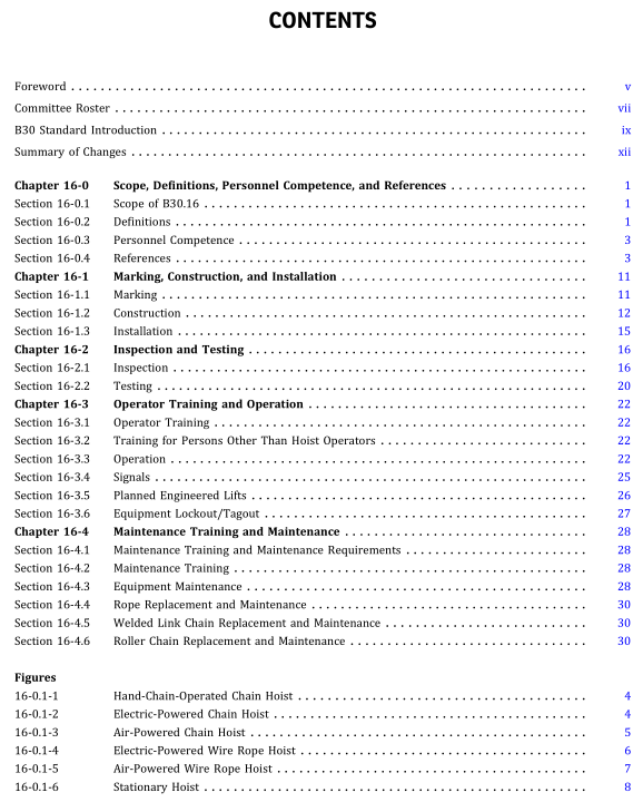 ASME B30.16 pdf download