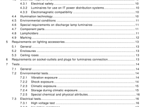 BS IEC 60092-306 pdf – Electrical installations in ships — Part 306: Equipment – Luminaires and lighting accessories