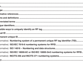 BS ISO IEC 15963 pdf – Information technology — Radio frequency identification for item management — Unique identification for RF tags