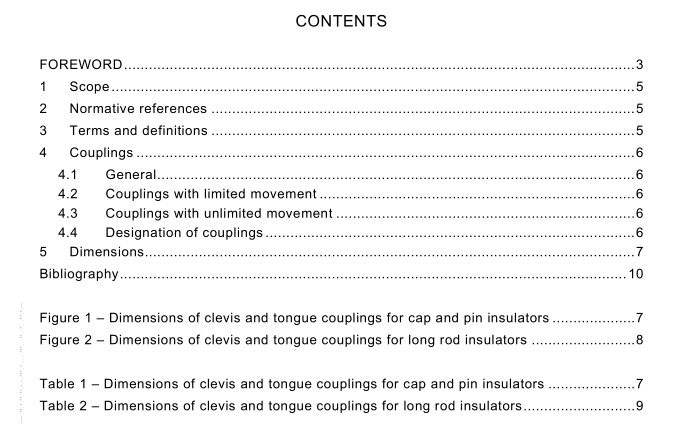 IEC 60471 pdf – Clevis and tongue couplings of string insulator units – Dimensions