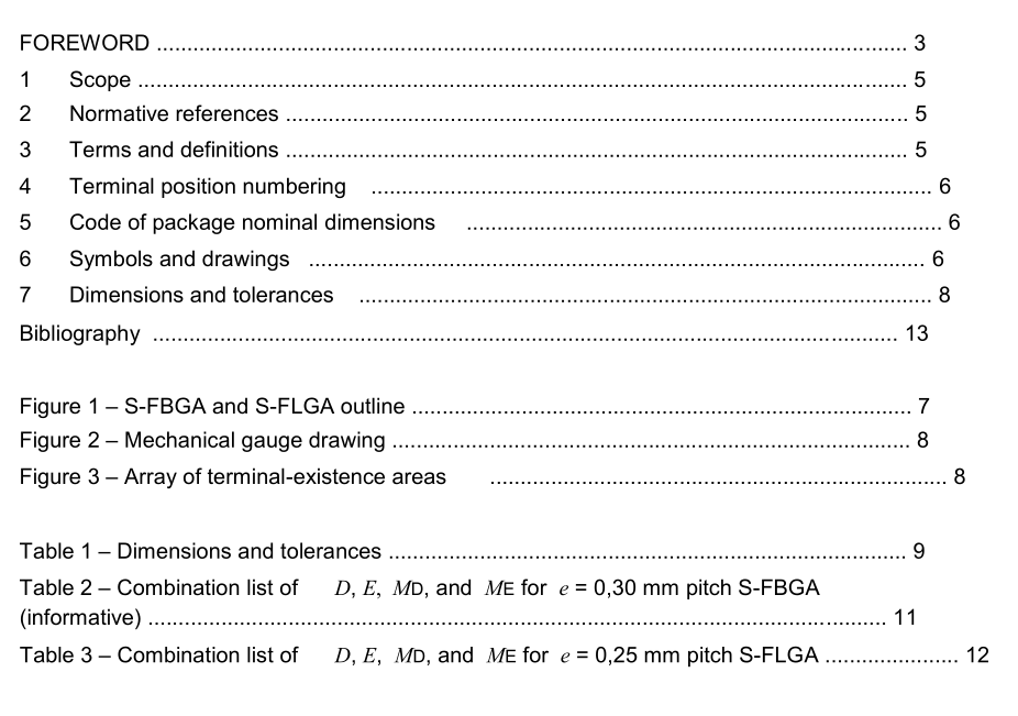 IEC 62148-21 pdf – Fibre optic active components and devices – Package and interface standards – Part 21: Design guidelines of electrical interface of PIC packages using silicon fine-pitch ball grid array (S-FBGA) and silicon fine-pitch land grid array (S‑FLGA)