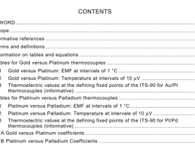 IEC 62460 pdf – Temperature – Electromotive force (EMF) tables for pure-element thermocouple combinations