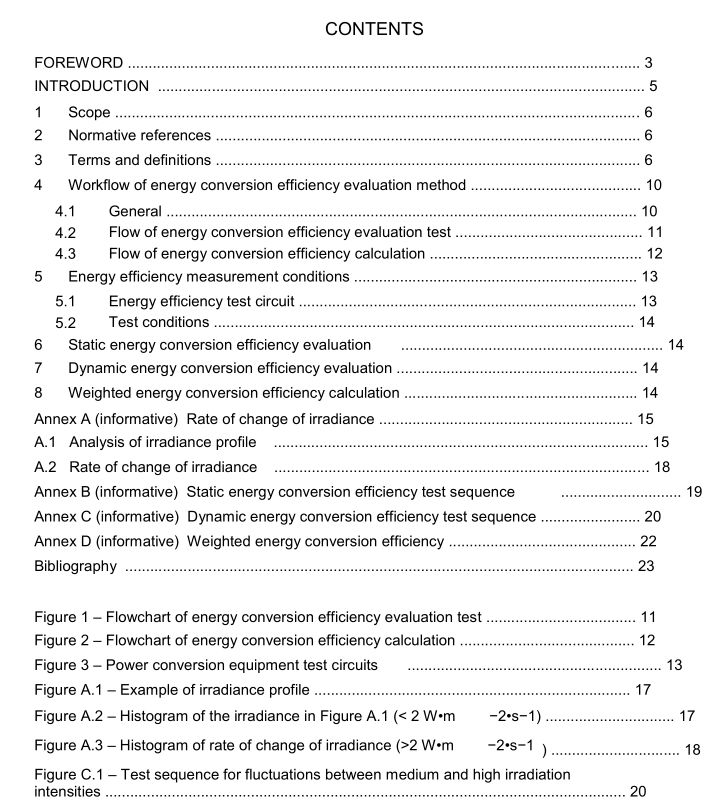 IEC TS 63156 pdf – Photovoltaic systems – Power conversion equipment performance – Energy evaluation method