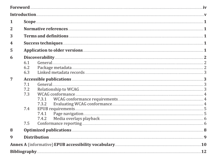 ISO IEC 23761 pdf – Digital publishing — EPUB accessibility — Conformance and discoverability requirements for EPUB publications